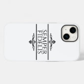 Semper Fidelis Case-Mate iPhone Case (Achterkant (horizontaal))