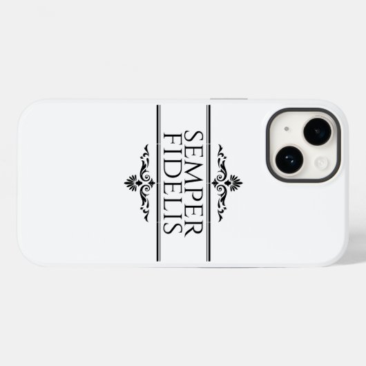 Semper Fidelis Case-Mate iPhone Case (Achterkant (horizontaal))