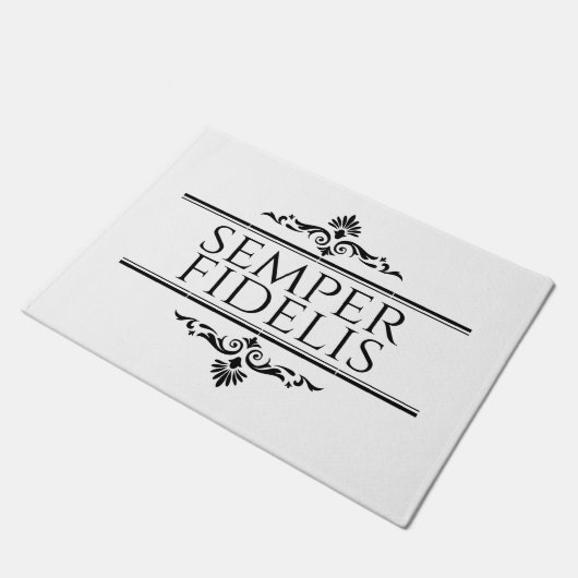 Semper Fidelis Deurmat (Schuin)