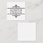 Semper Fidelis Informatiekaartje (Voorkant / Achterkant)