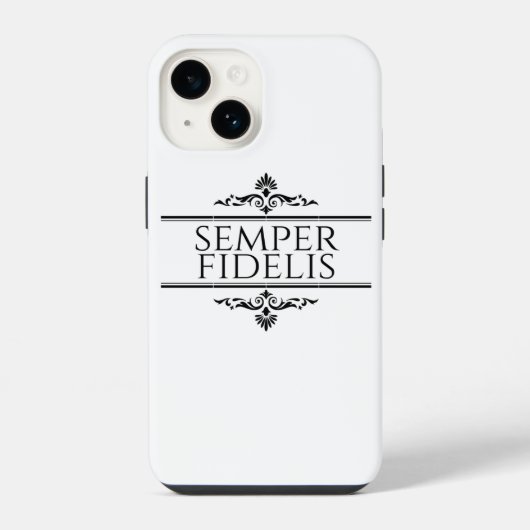 Semper Fidelis iPhone Hoesje (Achterkant)