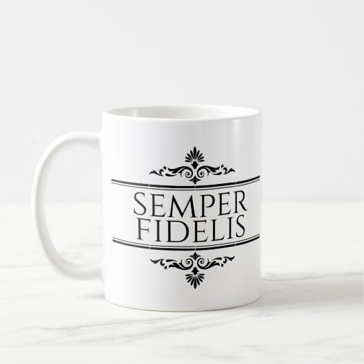 Semper Fidelis Koffiemok (Links)
