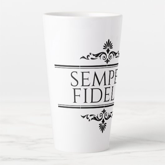Semper Fidelis Latte Mok (Voorkant)