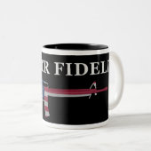 Semper Fidelis M16 Coffee Mok zwart (Voorkant rechts)