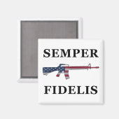 Semper Fidelis M16 magneet (Voorkant / Achterkant)
