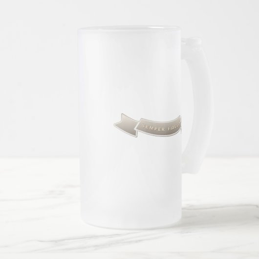 Semper Fidelis Matglas Bierpul (Voorkant rechts)