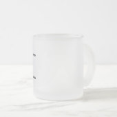 Semper Fidelis Matglas Koffiemok (Voorkant rechts)