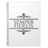 Semper Fidelis Notitieboek (Voorkant)