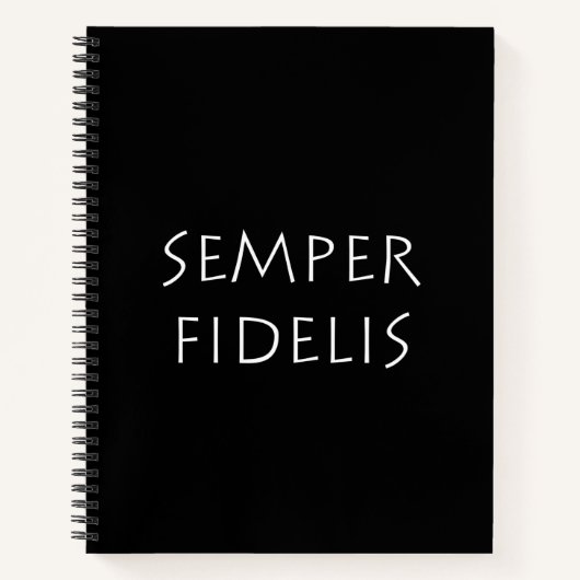 Semper Fidelis Notitieboek (Voorkant)