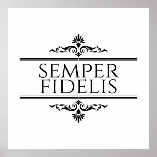 Semper Fidelis Poster (Voorkant)