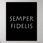 Semper Fidelis Poster (Voorkant)
