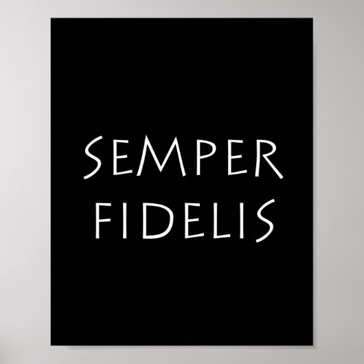 Semper Fidelis Poster (Voorkant)