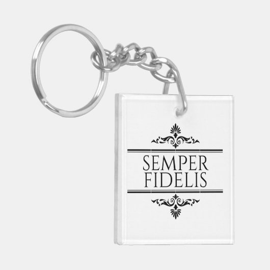 Semper Fidelis Sleutelhanger (Voorkant Links)
