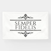 Semper Fidelis Spandoek (Horizontaal)