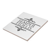 Semper Fidelis Tegeltje (Zijkant)