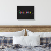 Semper Fortis – Altijd Moedig Canvas Afdruk (Insitu (Slaapkamer))