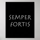 Semper fortis poster (Voorkant)