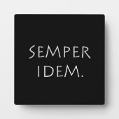 Semper-Idem Fotoplaat (Voorkant)
