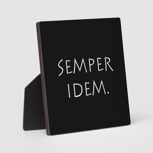 Semper-Idem Fotoplaat (Voorkant)