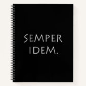 Semper-Idem Notitieboek (Voorkant)