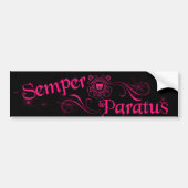 Semper Paratus - kustwacht Bumpersticker (Voorkant)
