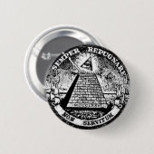semper repugnare non servitum-toets ronde button 5,7 cm (Voorkant /achterkant)