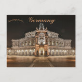 Semperoper Dresden Duitsland Briefkaart (Voorkant)