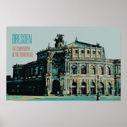 Semperoper Opera House & Concert Hall, Dresden Poster (Voorkant)