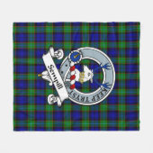 Sempill Modern Clan badge Tartan Pset Fleece Deken (Voorkant (Horizontaal))