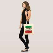 Sempre Famiglia en Italiaanse vlaggen Tote Bag (Voorkant (model))