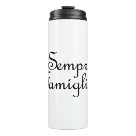 Sempre Famiglia - Italiaans - Altijd familie Thermosbeker