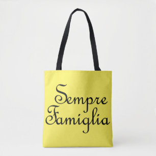 Sempre Famiglia - Italiaans - Altijd familie Tote Bag