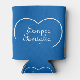 Sempre Famiglia Italy "Always Family" Heart Blikjeskoeler