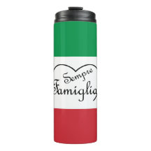 Sempre Famiglia Italy "Always Family" Heart