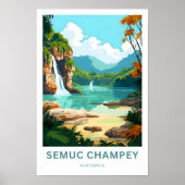 Semuc Champey Guatemala Travel Print (Voorkant)