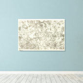 Semur, Montbard Canvas Afdruk (Insitu (Houten vloer))