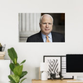 Sen. John McCain Poster (Thuiskantoor)