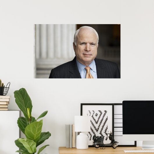 Sen. John McCain Poster (Thuiskantoor)