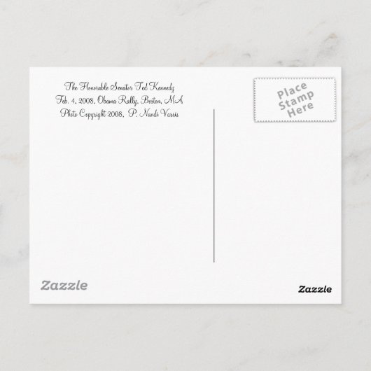 Sen Kennedy 02.08 Briefkaart (Achterkant)