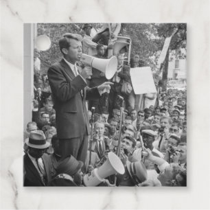 Sen. Robert Kennedy Campagne voor Amerikaans Presi Bedankjes Labels