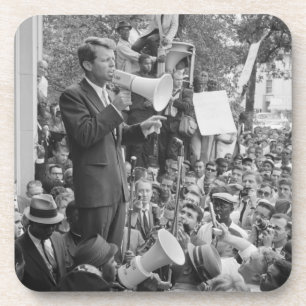 Sen. Robert Kennedy Campagne voor Amerikaans Presi Bier Onderzetter