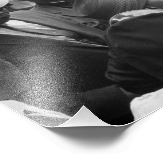 Sen. Robert Kennedy Campagne voor Amerikaans Presi Foto Afdruk (Hoek)