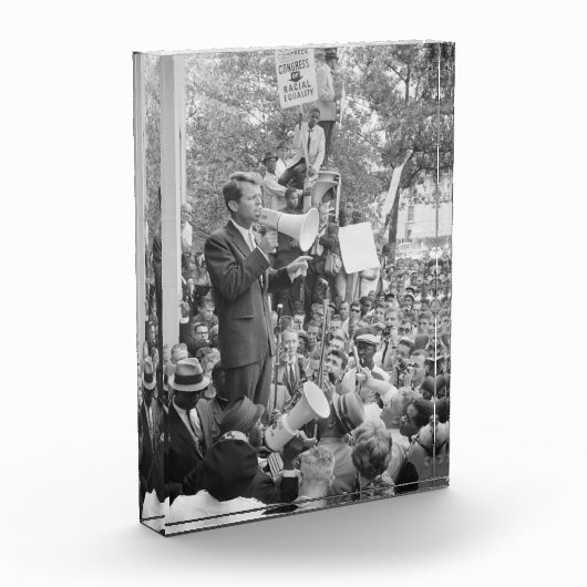 Sen. Robert Kennedy Campagne voor Amerikaans Presi Fotoblokken (Links)