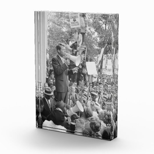 Sen. Robert Kennedy Campagne voor Amerikaans Presi Fotoblokken (Rechts)