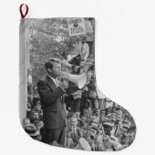 Sen. Robert Kennedy Campagne voor Amerikaans Presi Grote Kerstsok (Voorkant)