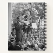 Sen. Robert Kennedy Campagne voor Amerikaans Presi Notitieboek (Achterkant)