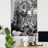 Sen. Robert Kennedy Campagne voor Amerikaans Presi Poster (Thuiskantoor)