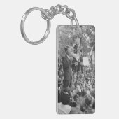 Sen. Robert Kennedy Campagne voor Amerikaans Presi Sleutelhanger (Voorkant Links)