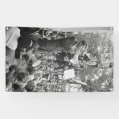 Sen. Robert Kennedy Campagne voor Amerikaans Presi Spandoek (Horizontaal)