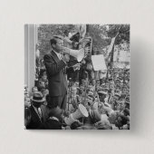 Sen. Robert Kennedy Campagne voor Amerikaans Presi Vierkante Button 5,1 Cm (Voorkant)